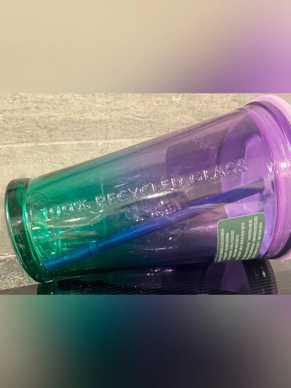 Starbucks 2020 Ombré Glass Tumbler